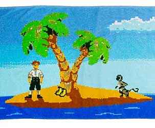 Monkey Island Handtuch