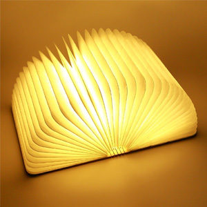 Faltbare LED Buch-Lampe